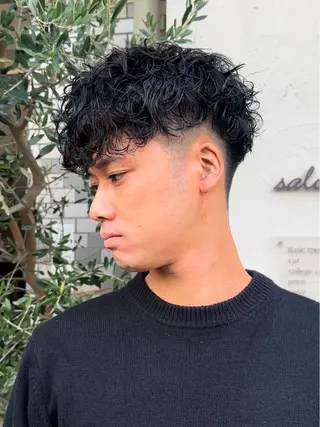 パーマ メンズ 年間2000名担当◎ パーマ職人/仲原佑樹のヘアスタイル