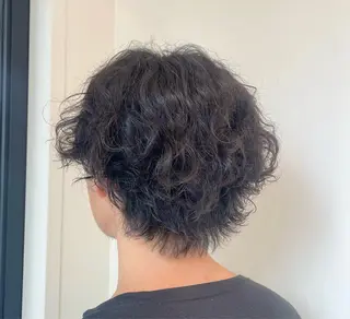 パーマ メンズ ヒナ/酸性ストレート ・艶カラー🌿のヘアスタイル
