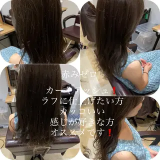 ロング パーソナルカラー lapiax阿部のヘアスタイル