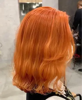 ミディアム カラー 🌈艶ハイトーン🌈 心を込めます🤝涼介のヘアスタイル