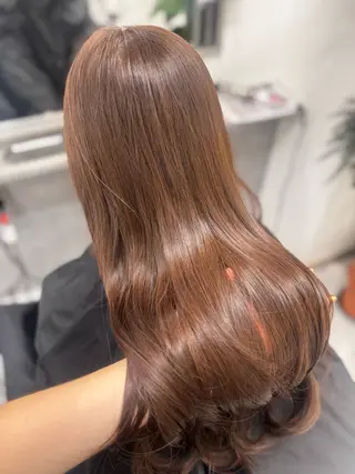 ロング ダブルカラー✨️ 五島桜樫のヘアスタイル