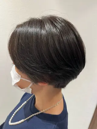 ショート カラー ブリーチなし 暖色カラー/井上あいのヘアスタイル