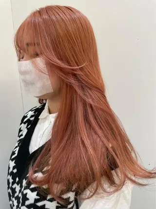 セミロング 韓国風🤍 イワサキ　リコ🍒のヘアスタイル