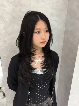 ロング カラー 🥇KEN /レイヤー/カラーのヘアスタイル