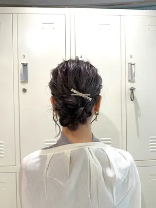セミロング 韓国レイヤー 🎀ダブルカラーのヘアスタイル