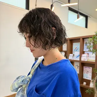ミディアム パーマ shin enom yuukaのヘアスタイル