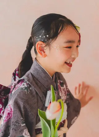 ヘアアレンジ キッズ 名駅セット/オトナ 女子🦋Wakanaのヘアスタイル