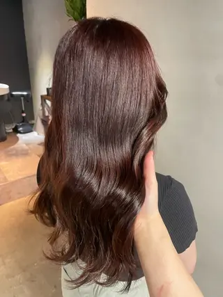 ロング カラー 透明感・美髪 monsoワニベユナのヘアスタイル