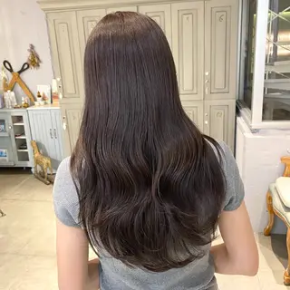 カラー ちはな‎🤍 ヘアセット／縮毛矯正のヘアスタイル