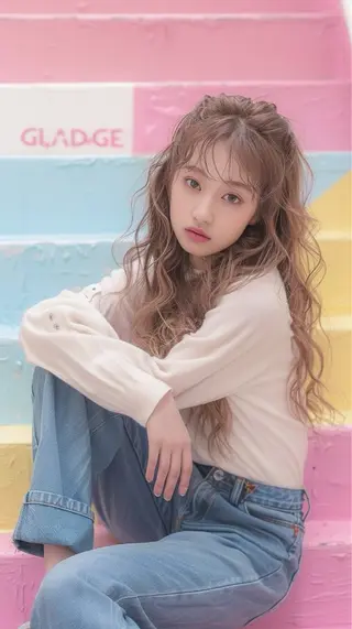 ミディアム 池袋/カラー特化🎨 ロング料金なし🩵のヘアスタイル