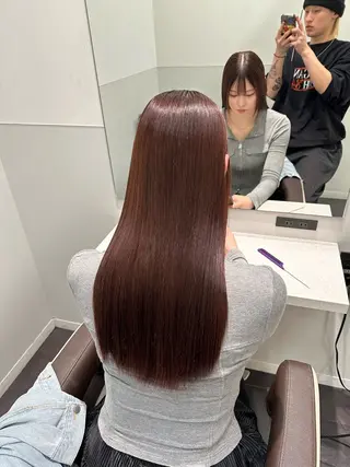 セミロング 美髪特化✨ 伊織✨縮毛矯正✨のヘアスタイル