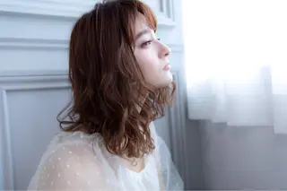 セミロング カラー 朝田 拓実のヘアスタイル
