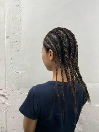 ロング カラー パーマ ヘアアレンジ メンズ 🎨カラー満足度 500%💫ヅル💫のヘアスタイル