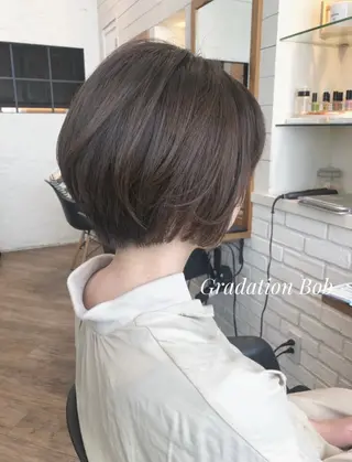 ショート ✨透明感ケアカラー✨ 長野ゆきなのヘアスタイル