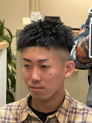 ショート パーマ Naya Takumaのヘアスタイル