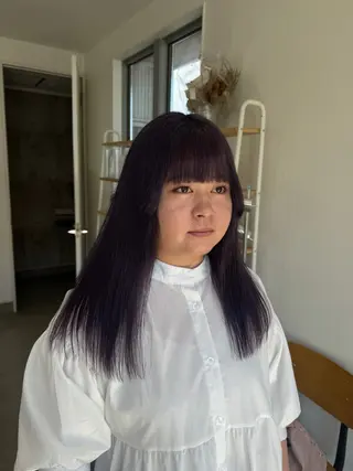 ロング カラー 堀越 美羽のヘアスタイル