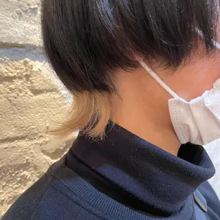 ショート カラー 🌈モテるベージュ カラー💕成島 宙のヘアスタイル