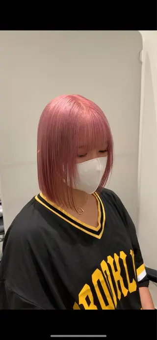 ミディアム カラー れい🫧 ハイトーン特化のヘアスタイル