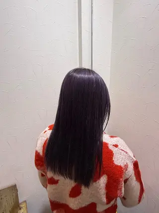 カラー レイヤー/コテパーマ 松本　希愛のヘアスタイル