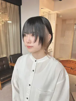 ショート カラー りん 🎀韓国スタイルのヘアスタイル