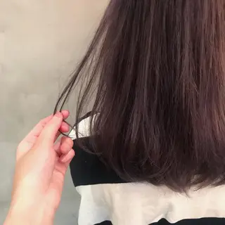 セミロング カラー 山下 千明のヘアスタイル