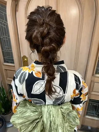 ロング ヘアアレンジ mayu .のヘアスタイル