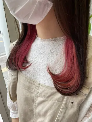 カラー UNBLEACH ブリーチカラーのヘアスタイル
