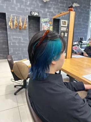 ミディアム カラー ⭐️さき⭐️ カラー/エクステのヘアスタイル