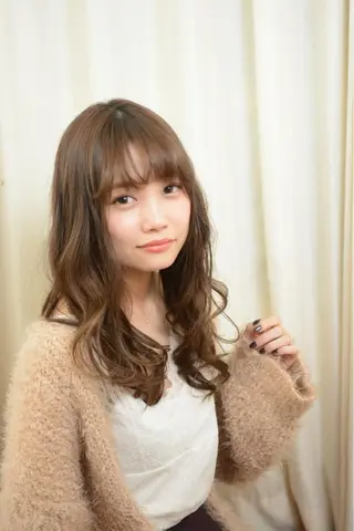 ロング パーマ 服部 聡洋のヘアスタイル