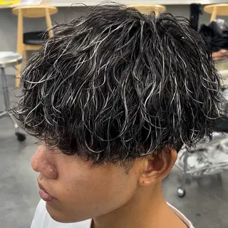 ミディアム カラー ヘアアレンジ メンズ fifth 石川 凪のヘアスタイル