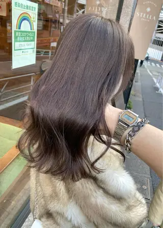 ミディアム カラー 矢野 晃平のヘアスタイル