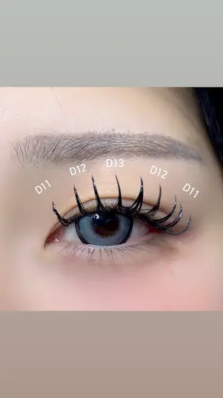 マツエク・マツパ LUNÉ ／ AMI  甲子園口のマツエク・マツパデザイン