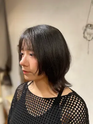 ミディアム ナチュラル🧡可愛い MINAMIのヘアスタイル