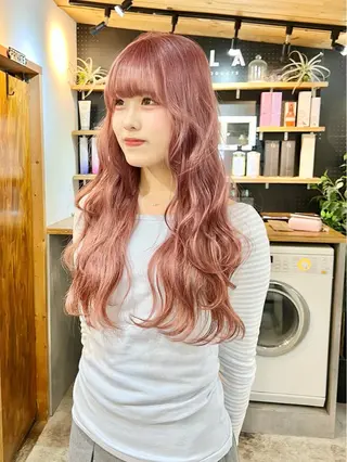 ロング 暖色カラー/レイヤー カット☁️MEI☁️のヘアスタイル