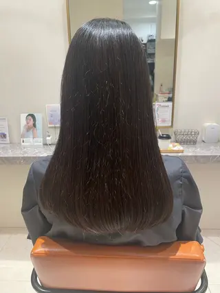 ロング パーマ 暖色/ベージュ/ メンズ/鈴木彩のヘアスタイル