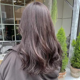 ロング カラー 【完全個室】髪質改善 暖色カラー/山崎唯奈のヘアスタイル
