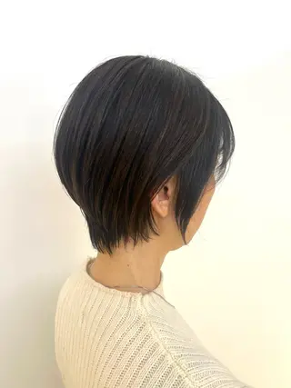 ショート レイヤー/似合わせ カット横川夕華🫧のヘアスタイル