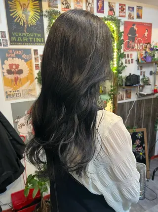 ロング カラー カラーパティシエ facce🌼ikoのヘアスタイル
