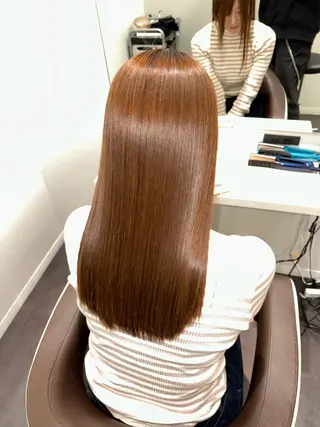 セミロング 美髪特化✨ 伊織✨縮毛矯正✨のヘアスタイル