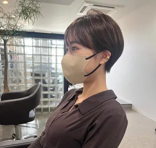 ショート タナカ レイヤのヘアスタイル