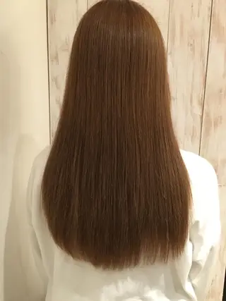 ロング カラー パーマ 髪質改善 の達人/杉原碧仁のヘアスタイル