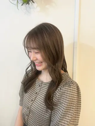 セミロング カラー Sherry/R 三川町 ayakaのヘアスタイル