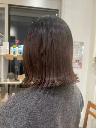 ミディアム ブリーチなしカラー/ パーマ/おとは🦖♡のヘアスタイル