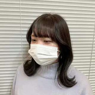 セミロング はまだ かんたのヘアスタイル