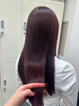 ロング カラー ハイトーンカラー🐬 えりかのヘアスタイル