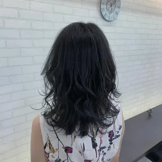 セミロング 北田 瑠人のヘアスタイル