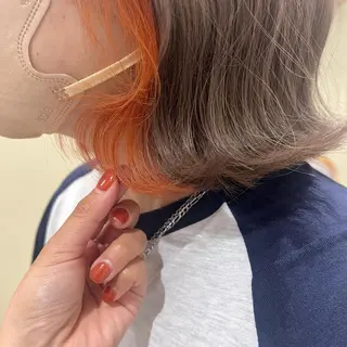 ミディアム カラー 【髪質改善】 【美髪矯正】🌻店長のヘアスタイル