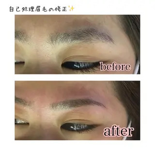 ショート ミディアム セミロング ロング カラー パーマ ヘアアレンジ ネイル マツエク・マツパ 眉毛サロン DUAL 恵比寿の眉毛・アイブロウイメージ