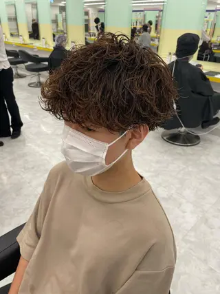 パーマ メンズ 横浜メンズパーマ🔥 大野賢人のヘアスタイル