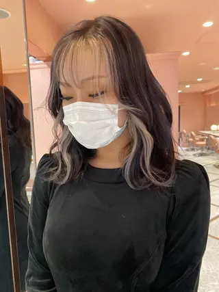 セミロング カラー welring hair salonのヘアスタイル
